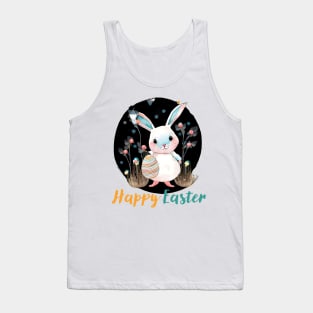 Happy Easter Cute Bunny Tank Top